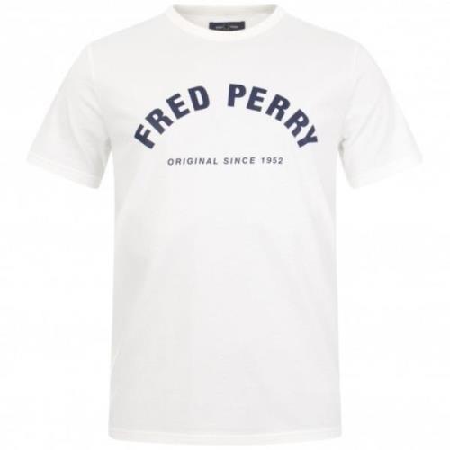 Fred Perry T-Skjorta White, Herr