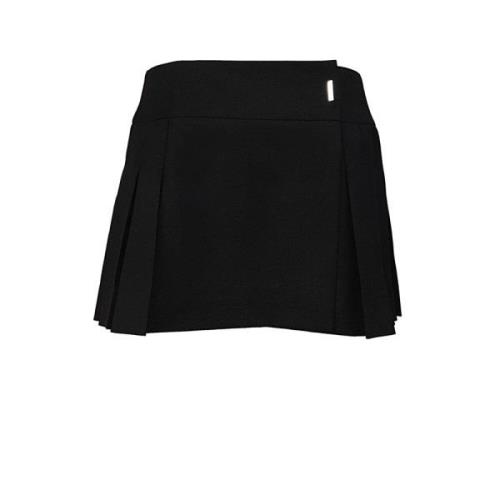 Givenchy Fransk Elegans Ull Mini Kjol Black, Dam