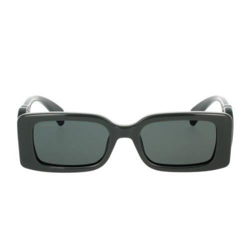 Gucci Rektangulära solglasögon Gg1325S 003 Gray, Unisex