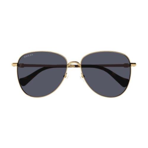 Gucci Guld Solglasögon Gg1419S-001 Yellow, Dam