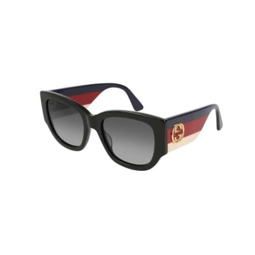 Gucci Sunglasses Gg0276S Black, Dam