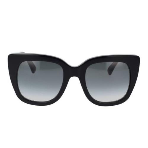 Gucci Gucci Oversized Cat-eye Solglasögon Black, Dam