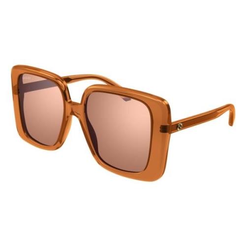 Gucci Trendig solglasögonkollektion Orange, Dam