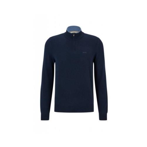 Hugo Boss Sweatshirt med dragkedja Blue, Herr