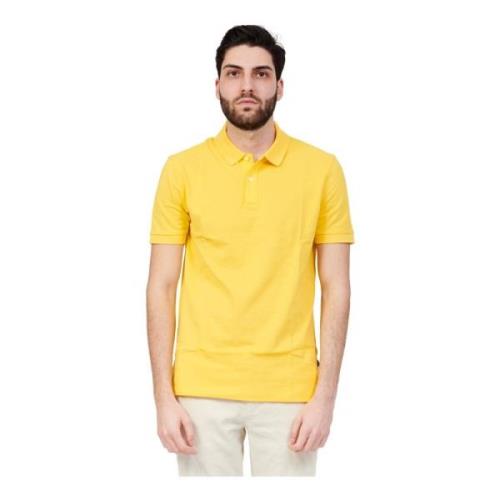Hugo Boss Polo Shirts Yellow, Herr