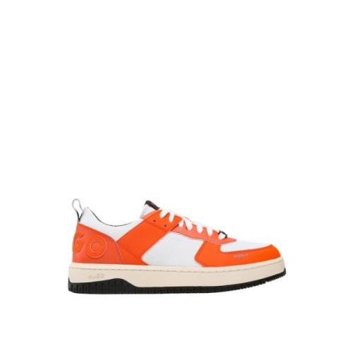 Hugo Boss Kilian Tennis Low-Top Sneakers Orange, Herr