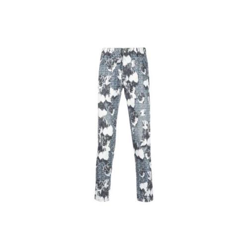 John Richmond Tryckta Tie Dye Raka Jeans Blue, Herr