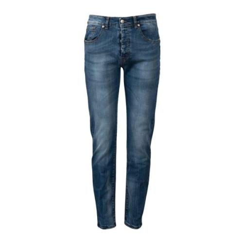 John Richmond Slitna straight leg jeans Blue, Herr