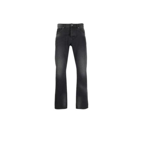 John Richmond Slim-Fit X-Mönstrade Jeans Black, Herr