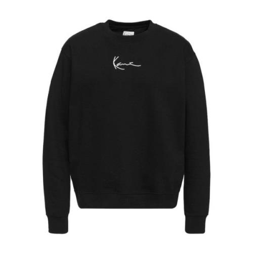 Karl Kani Herr Small Signature Sweatshirt Black, Herr