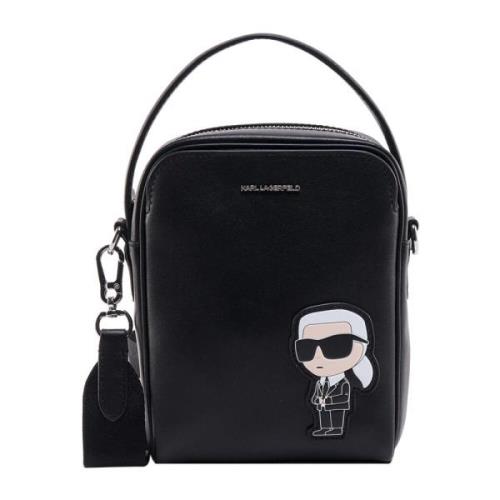 Karl Lagerfeld Shoulder Bags Black, Dam