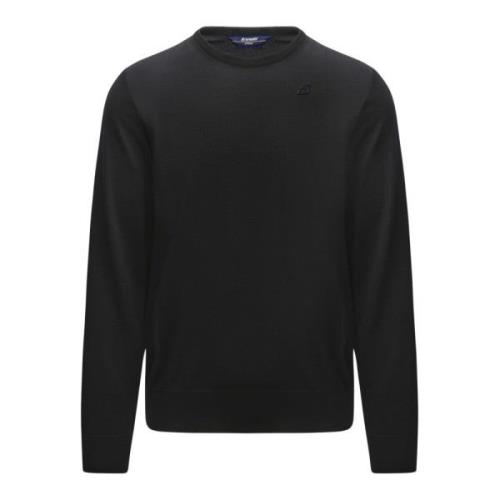 K-Way Merino Tröja Black, Herr