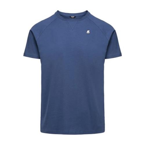 K-Way Stilfull Indigo T-Shirt för Män Blue, Herr