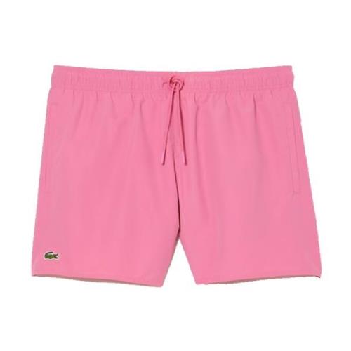 Lacoste Rosa Badshorts - Beachwear Stil Pink, Herr