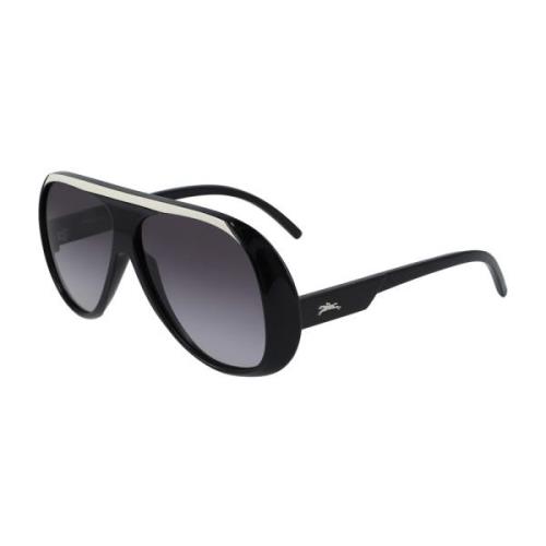 Longchamp Stiliga Solglasögon för Kvinnor Black, Dam