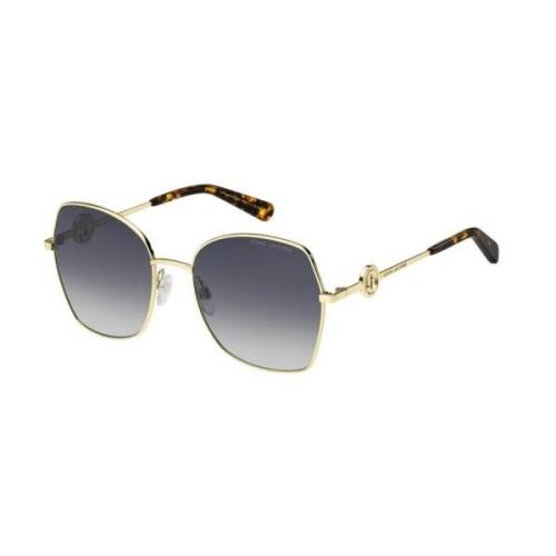 Marc Jacobs Guld Havana Solglasögon med Grå Azure Linser Yellow, Unise...