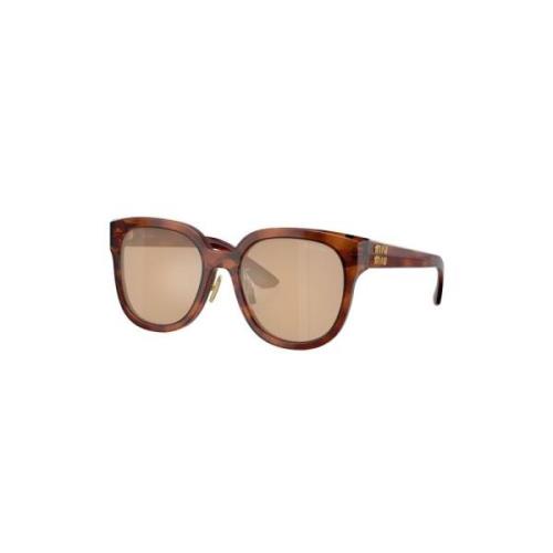 Miu Miu Brun/Havana Solglasögon Brown, Dam