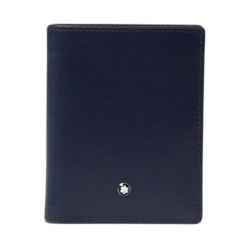 Montblanc Ink Blue Kompakt Plånbok 6CC Blue, Herr