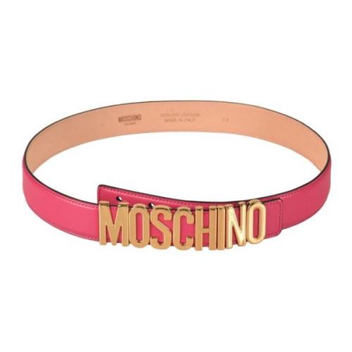 Moschino Stilfull Bälteskollektion Pink, Dam