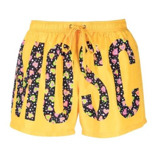 Moschino Strandkläder för män Yellow, Herr