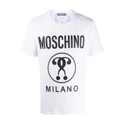 Moschino Vita T-shirts och Polos White, Herr