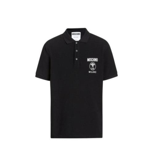 Moschino Sart Polo T-Shirt Couture Black, Herr