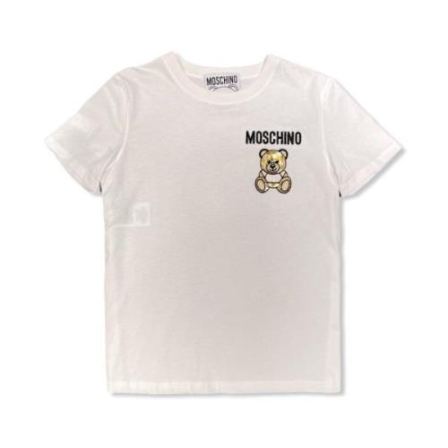 Moschino Stilfull Dam T-Shirt - Trendigt Design White, Dam