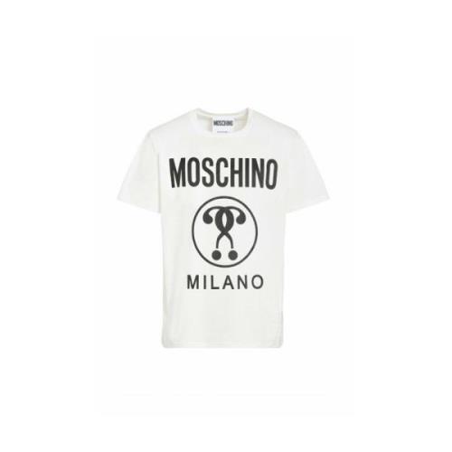 Moschino T-shirt White, Herr