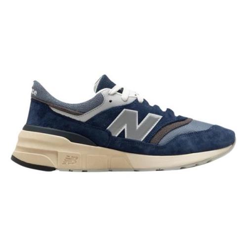 New Balance Mörkblå Vita Klassiska Sneakers Blue, Herr