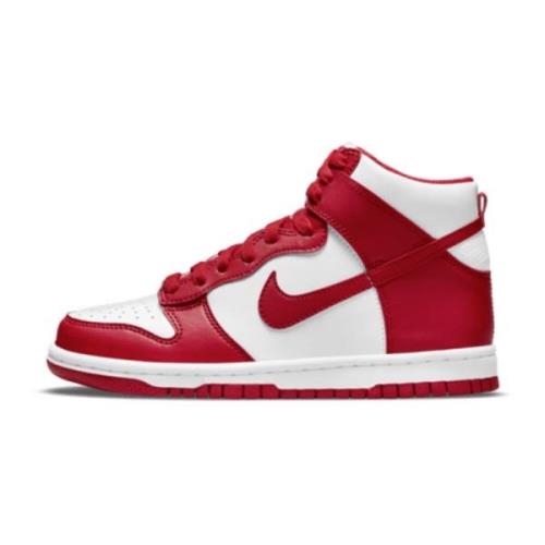 Nike Röda Dunk High Sneakers Red, Dam