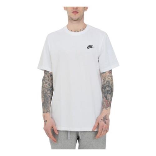 Nike Sportswear Club T-Shirt i Vit White, Unisex