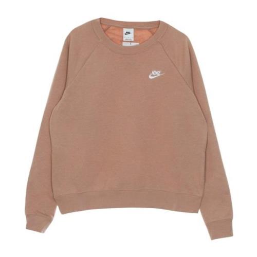 Nike Essential Fleece Crewneck Sweatshirt Beige, Dam