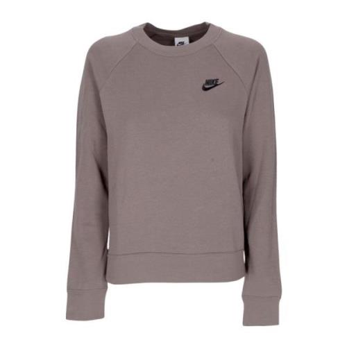 Nike Essentials Fleece Crewneck Sportkläder Gray, Dam