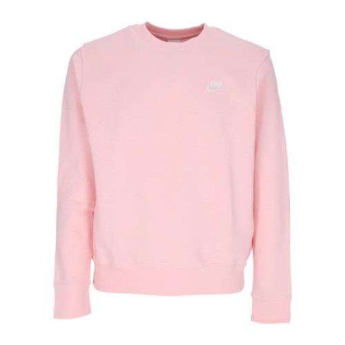 Nike Lätt Crewneck Sweatshirt - Sportklubb Pink, Herr