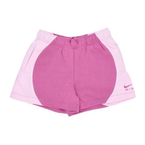 Nike Cosmic Fuchsia Mid-Rise Fleece Shorts Pink, Dam