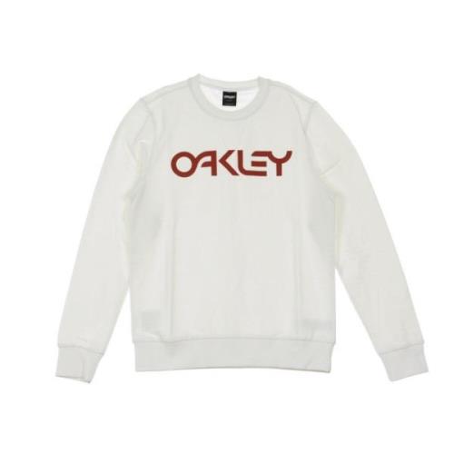 Oakley Lätt Crewneck Sweatshirt White, Herr