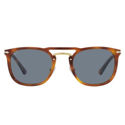 Persol Fyrkantiga handgjorda solglasögon Orange, Unisex