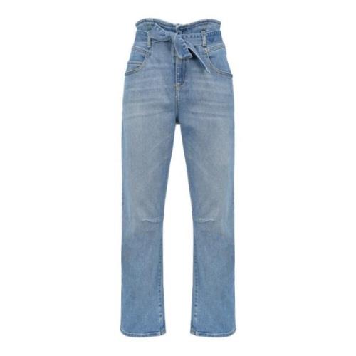 Pinko Jeans morot-fit con cintura art. 1J10R0Y78Nf15 Blue, Dam