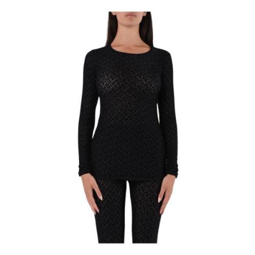 Pinko Berlin Modell Semitransparent Top Black, Dam