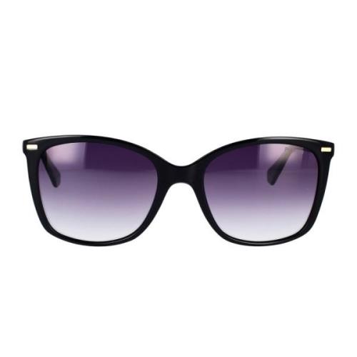 Polaroid Fyrkantiga solglasögon med polariserade linser Black, Unisex