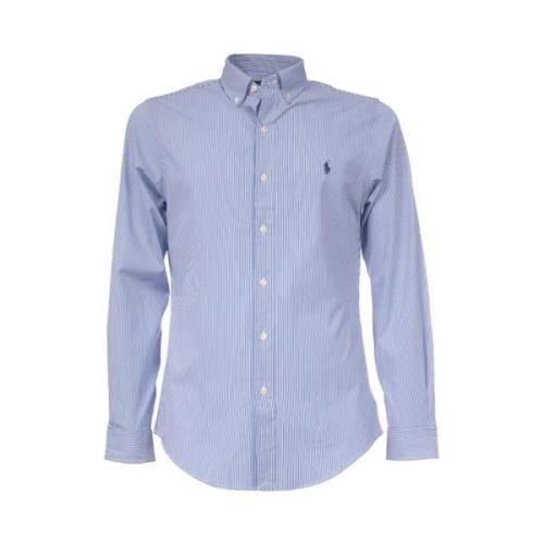 Polo Ralph Lauren Slim-Fit Formell Bomullsskjorta Blue, Herr