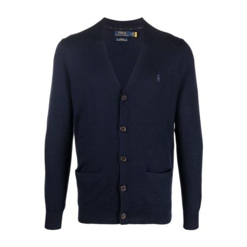 Polo Ralph Lauren Blåa Sweaters Blue, Herr