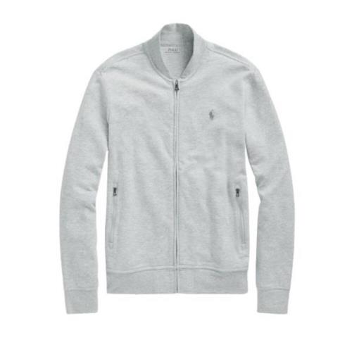 Polo Ralph Lauren Baseball-inspirerad zip-through sweatshirt Gray, Her...