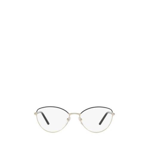 Prada Silver Ombre Glasögon för Kvinnor Black, Dam