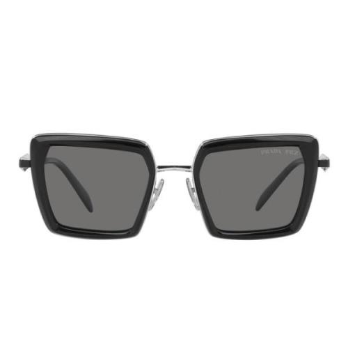 Prada Polariserade Pr55Zs solglasögon med unik stil Black, Unisex