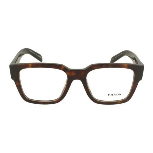 Prada Uppgradera din glasögonstil med Modell 08Zv Brown, Herr