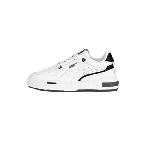 Puma Syntetiskt Läder Glitch Sneakers White, Dam