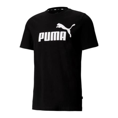 Puma Svart Classic Logo Tee Black, Herr