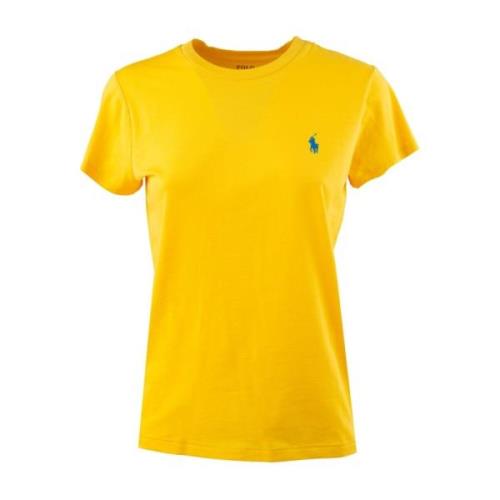 Ralph Lauren Stilfull T-shirt Kollektion för Kvinnor Yellow, Dam