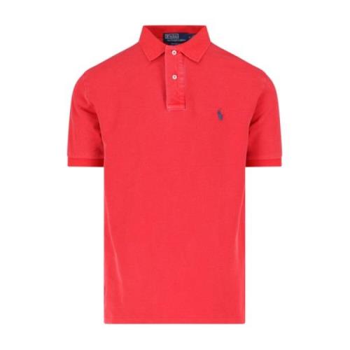 Ralph Lauren Röda Polo Ralph Lauren T-shirts och Polos Red, Herr